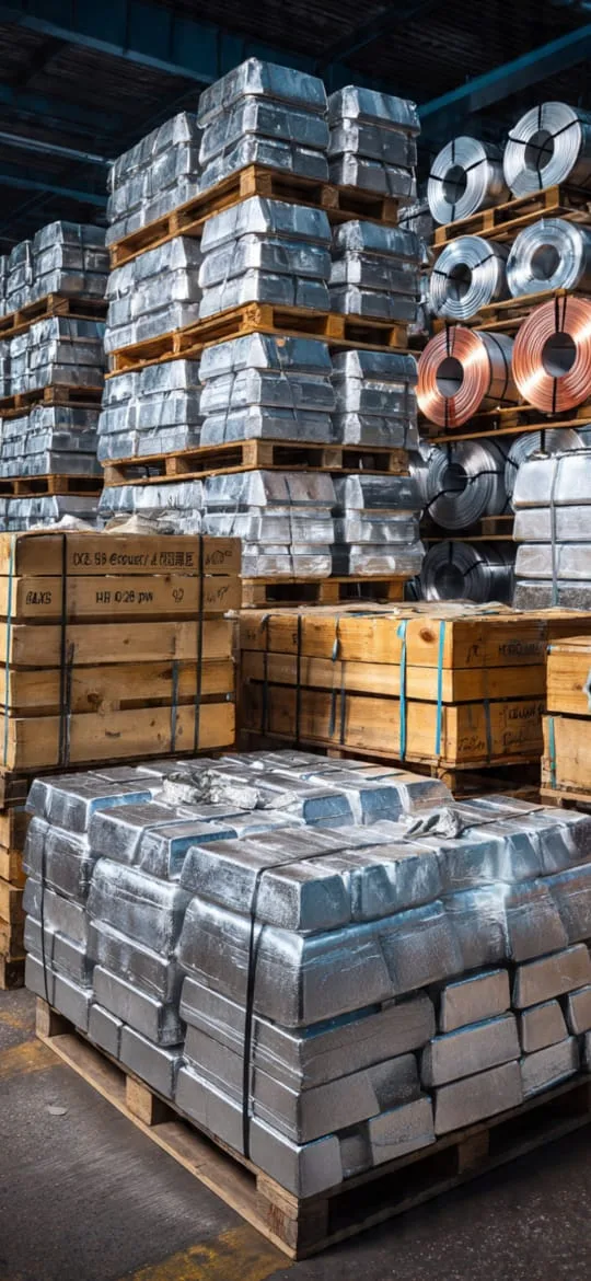 Lingotes de aluminio A7