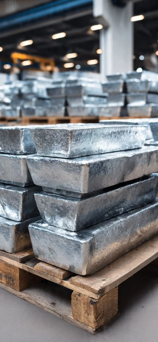 Lingotes de aluminio primario